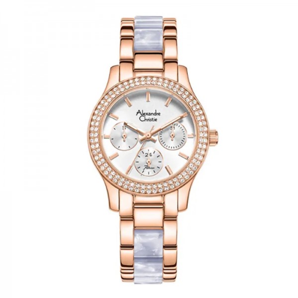 Alexandre Christie AC 2932 Rosegold Light Blue II BFBRGSLLB2